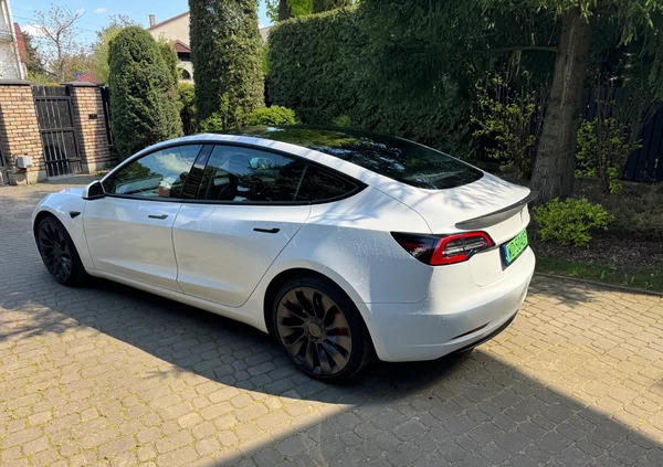 Tesla Model 3 cena 180000 przebieg: 29500, rok produkcji 2022 z Zielonka małe 277